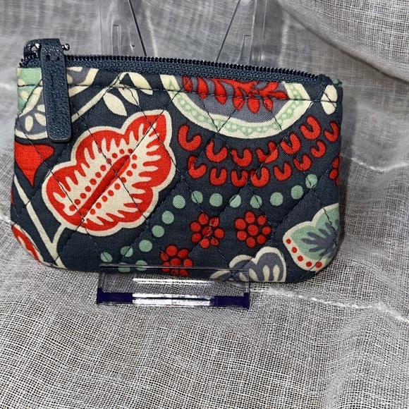 Vera Bradley Nomadic Floral Pattern Small Designer Quilted Coin/Card Holder NWOT - Picture 5 of 14